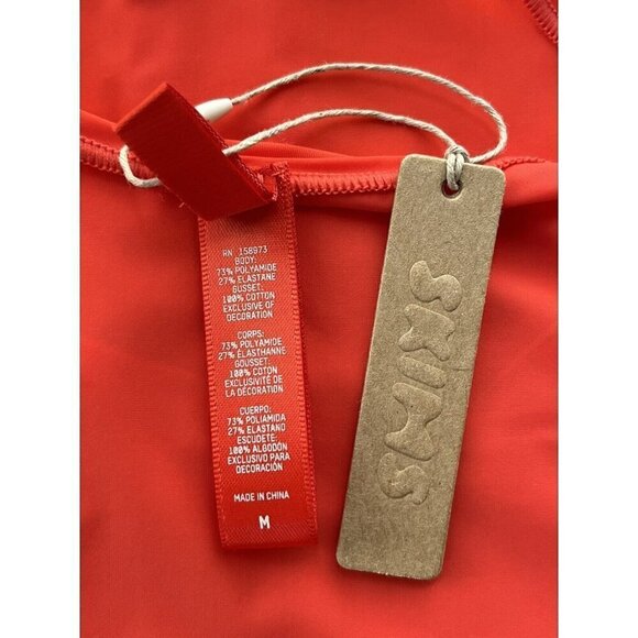 Skims Poppy Jelly Sheer Crew Neck Bodysuit Sleeveless Bodysuit Size M - Picture 6 of 10